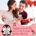 thumbnail image 4 of Valentines Day Gifts for Him Her, To My Love Handmade Crochet Mini Penguin Anniversary Birthday Gift for Boyfriend Girlfriend Wife Husband, Romantic I Love You Valentines Gifts for Women Men Couple, 4 of 8