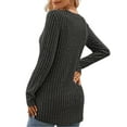 thumbnail image 5 of TARAINYA Women's Casual Long Sleeve Crewneck Pullover Sweater Lightweight Fall Winter Tunic Top, 5 of 5