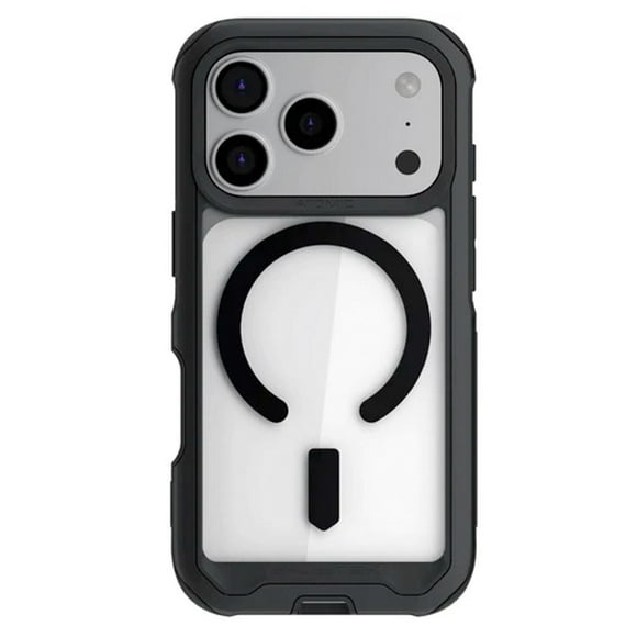 Funda Case GHOSTEK Atomic Mag para iPhone 17 PRO MAX Aluminio Negra Transp