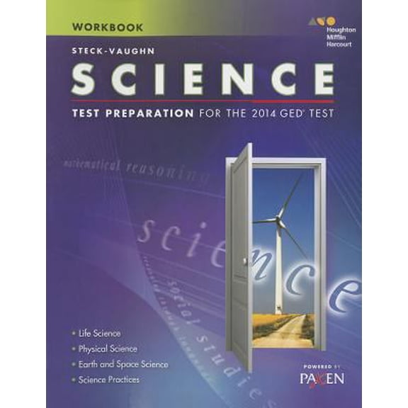 Pre-Owned Steck-Vaughn GED: Test Preparation Student Workbook Science (Paperback) 0544274334 9780544274334