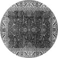 thumbnail image 1 of Ahgly Company Indoor Round Oriental Gray Industrial Area Rugs, 8' Round, 1 of 4