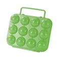 thumbnail image 4 of GROWTH TANK Camping Egg Holder Compact 12 Grid Egg Storage Box for Picnic Backpacking RV Green, 4 of 9