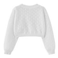 thumbnail image 7 of GigrtiJin Toddler Kids Baby Girls Knit Cardigan Coat Long Sleeved Cute Solid Color Elegant Fashion Shawl Jacket, 7 of 7