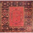 thumbnail image 2 of Unique Loom Outdoor Tribal Collection Area Rug - Quepos (12' Square Multi/Black), 2 of 7