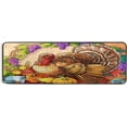 thumbnail image 6 of SKYSONIC 2X6 Feet Thanksgiving Greetings Runner Rug with Rubber Backing, Autumn Fall Harvest Non Slip Entryway Rug Runner Washable Soft Area Rug Carpet for Hallway Bedroom Kitchen Decor, 6 of 6