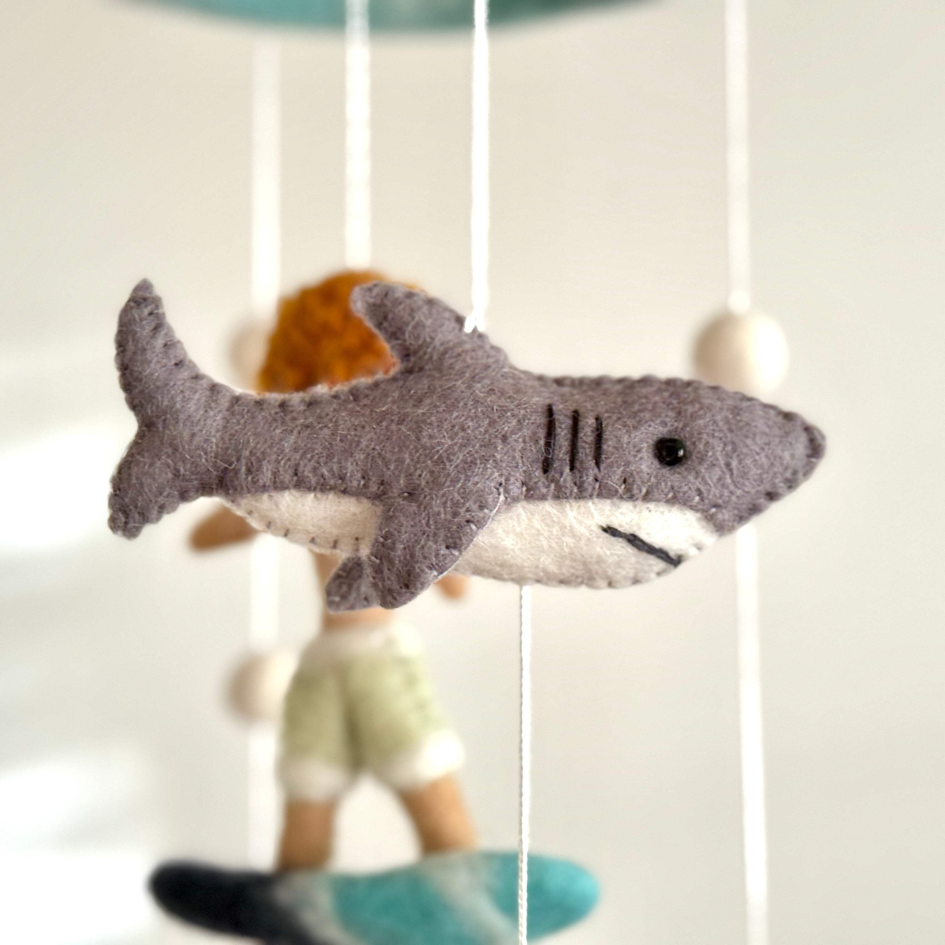 Baby Mobile - Surfer Boy  Ocean Creatures