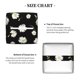 thumbnail image 5 of Balery Daisies Flowers Porta Pañuelos de Cuero con Estampado – Funda Moderna Cuadrada para Caja de Pañuelos, Dispensador 5x5x5'', 5 of 7