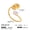 JDR0201309, variant on Gold Seashell Rings for Women, Stylish Golden Adjustable Ocean Beachy Jewelry Shell Wave Starfish Rings Perfect Gifts and Decoration Accessories Stuff for Summer Beach Daily Wear