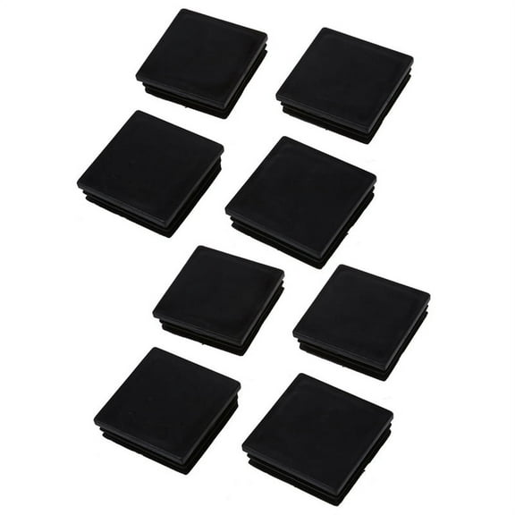 Plastic Square Tubing Tube Insert Blanking End Caps 50mm 2 inch 8 Pcs