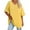 Yellow-07, variant on Mittory Womens Oversized Tshirts Summer Tops Short Sleeve V Neck Shirts Outfits Plus Size Clothes