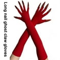 thumbnail image 4 of WINDLAND 1pair Elastic Fabric Gloves Unisex Mittens Witch Gloves, 4 of 21