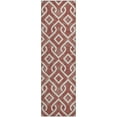 thumbnail image 2 of Addison Rugs Mayfield Washable Transitional Geometric Burgundy Runner Rug, 2'3" x 7'6", 2 of 5