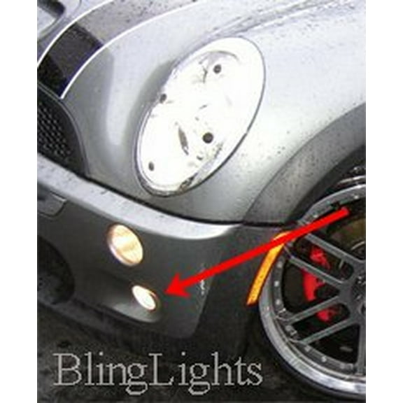 For Halo LED Fog Lights for 2001 2002 2003 2004 2005 2006 Mini Cooper R53