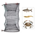 thumbnail image 1 of Fishing Net Cage Three-layer Hanging Spring Net Crab Crayfish Lobster Catcher Trap Fish Cage, 1 of 6
