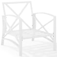thumbnail image 4 of Crosley Kaplan Patio Arm Chair in Gray and White, 4 of 13