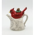 thumbnail image 4 of Cosmos Gifts Cardinal On Birch Tree Ceramic Teapot, 5-7/8-Inch, 4 of 4