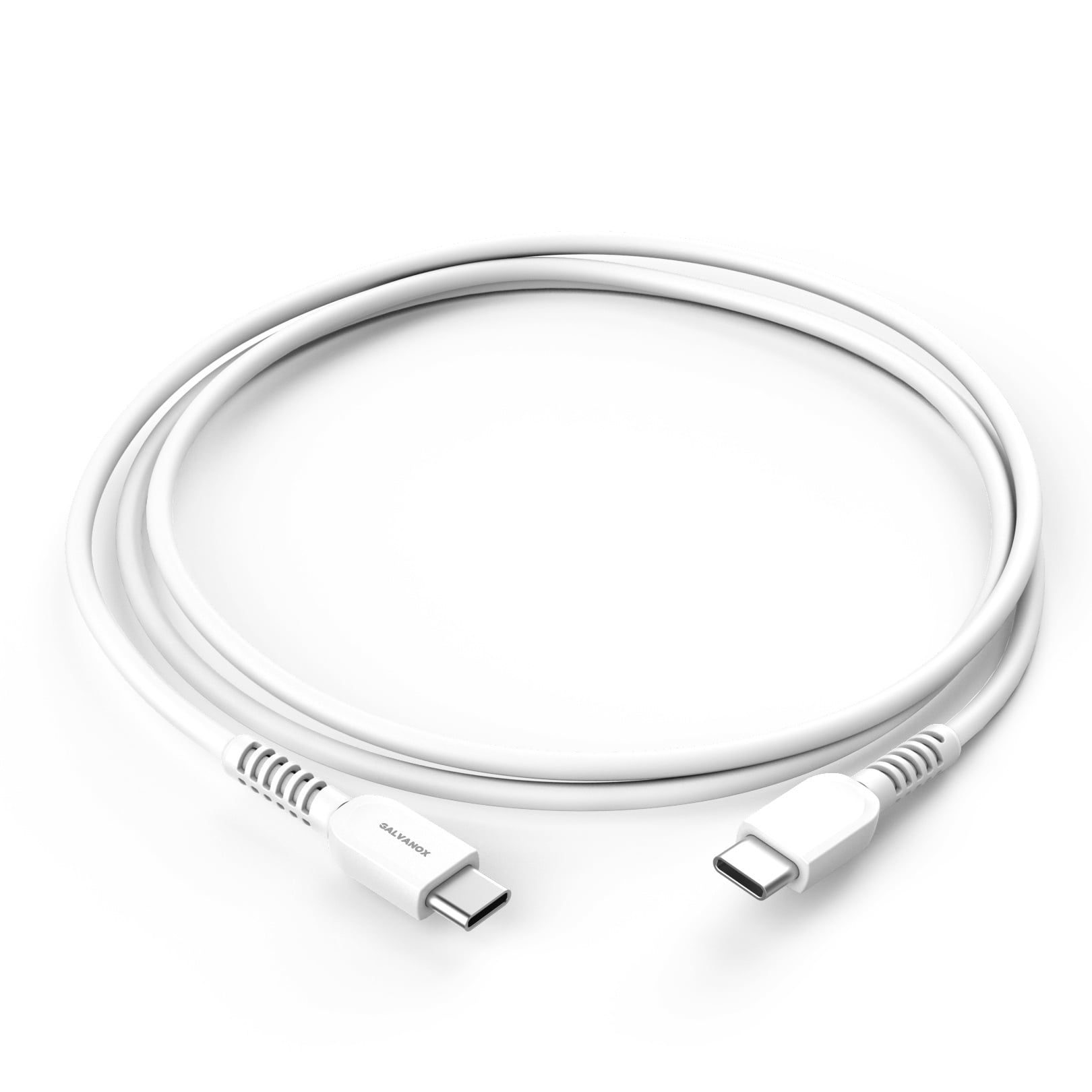 Galvanox USB C Charger - 18W PD Wall Adapter Plug with 5FT Charging Cable (Power Delivery Technology) C-C Cord and Fast Adapter (2.0 / 3.0) White
