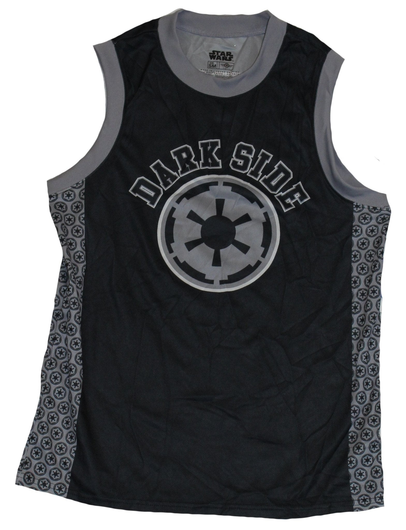 Mens Vader Yoda Movie Basketball Jersey Star Wars Sports Shirt 3D Printed Black 