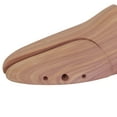 thumbnail image 3 of Household Essentials Cedar Fresh Premier Men’s Cedar Shoe Tree, Large, 100% Eastern Red Cedar, Durable Metal Handle, Adjustable Split Toe, Eco-Friendly, FSC Certified, Natural, 3 of 5