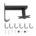 thumbnail image 2 of Kitchen Utensil Hanger,6 Hooks 360 Degree Rotatable Kitchen Hanging Holder Utensil Hanging Rack Space Saving Wall Mounted Utensil Organizer for Cups Spoons Towels Shovels, 2 of 7