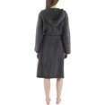 thumbnail image 2 of Barefoot Dreams Women's Cozychic Ribbed Hooded Robe - Soft Plush Microfiber, 2 of 2