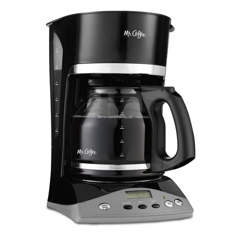 Coffee 12-Cup Programmable Coffeemaker Black DWX23NP Mr 