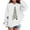 Blanc, variante sur Économies Automne/hiver! Chandail Décontracté à Manches Longues pour Tout-Petits HVOBTTY, Chandail à Capuche de Noël pour Garçons et Filles, Hauts à Manches Longues pour Enfants Moyens et Grands, Rose, 4 Ans