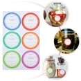 thumbnail image 5 of 10 Sheets Mason Jar Labels Assorted Color 1.97X1.97X0.04in Clear Printing Technology Kitchen Organization, 5 of 5
