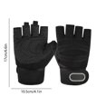 thumbnail image 2 of Guantes Unisex Antideslizantes De Medio Dedo, Transpirables, Con Almohadillas De Silicona Para La Palma, Ideales Para Gimnasio, Ciclismo, Levantamiento De Pesas Y Deportes Al Aire Libre, 2 of 7