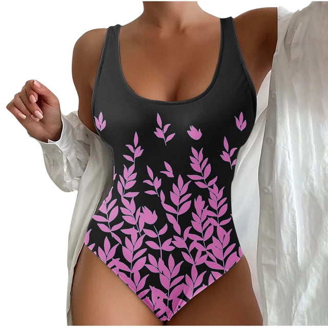 Bikini Tops para Mujeres Pantalones de Baño de Bikini Bottom, Traje de Baño de Cintura Alta para la Playa Y la Piscina