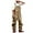 Yellow, variant on Odeerbi Men's Bib Overalls Loose Retro Cargo Pants Large Size Casual Overalls Olive Green