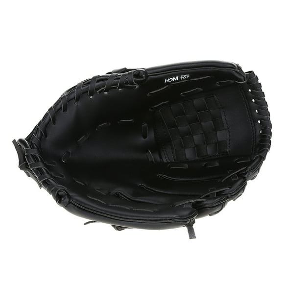 Accessoires de Baseball pour Adultes Gant Main Gauche pour Entraînement Compétition (Noir)