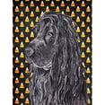 thumbnail image 1 of Carolines Treasures SC9527CHF English Cocker Spaniel Halloween Candy Corn Flag Canvas House Size, 1 of 4