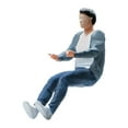 thumbnail image 1 of lionlar 1/64 Figurines Humaines Petites Personnes Modèle Figurines Garçon Micro Paysage Miniature Figurine Humaine, 1 of 9