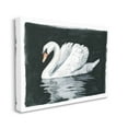 thumbnail image 3 of Beautiful Swan Black Reflection Animals & Insects Graphic Art Gallery Wrapped Canvas Print Wall Art, 3 of 7
