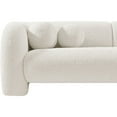 thumbnail image 4 of Meridian Furniture Emory Cream Boucle Fabric Sofa, 4 of 15