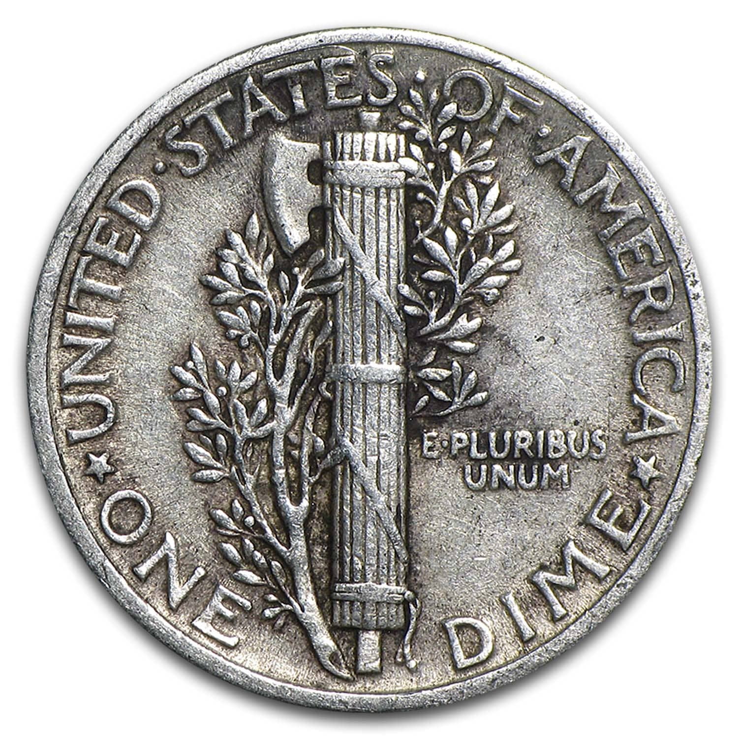 Value Investment: 90% Silver Mercury Dime 50-Coin Roll XF