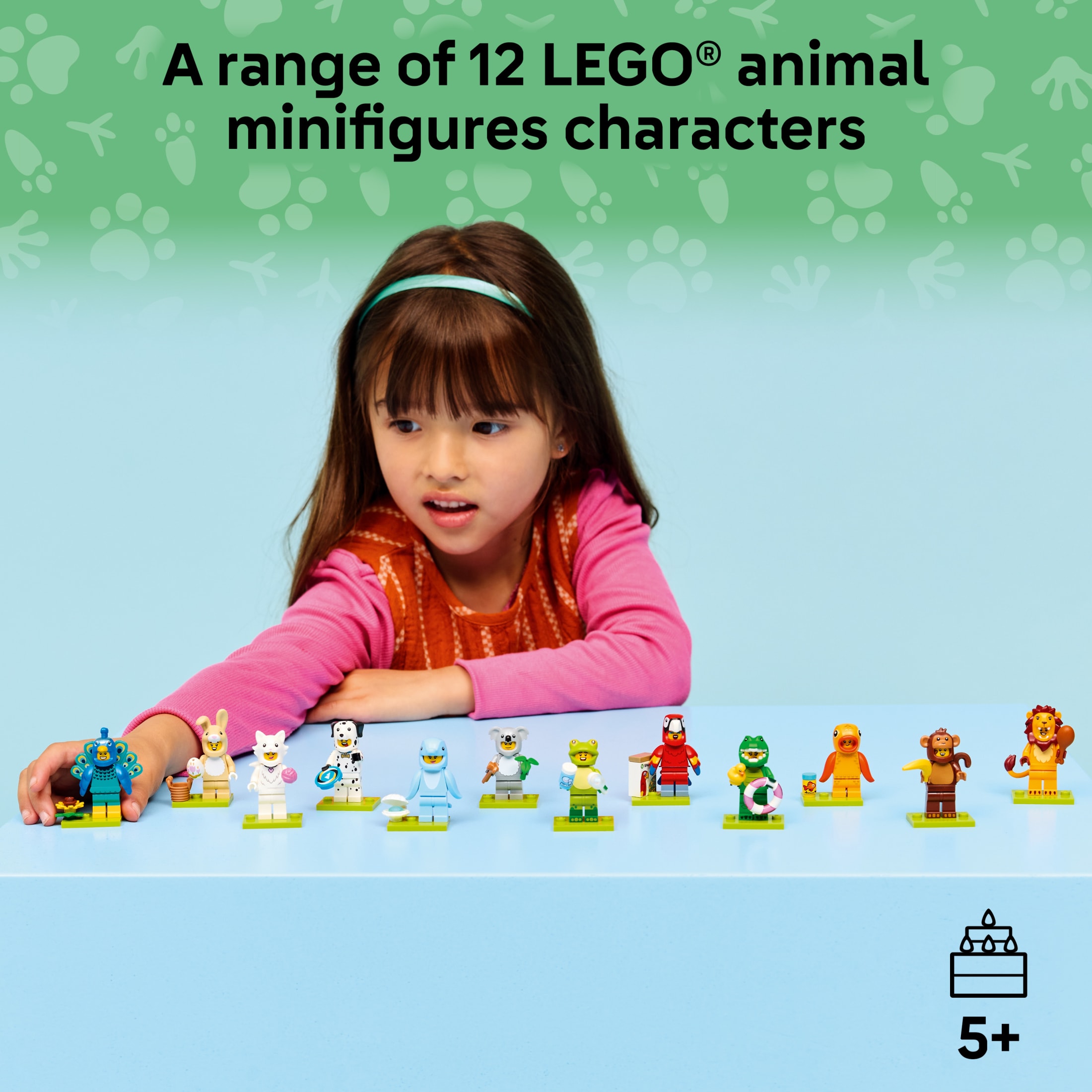 LEGO Minifiguras Serie Animales 28 Paquete de 6 - Juguetes para Niños en Cajas Misteriosas Selladas - Figuras de Animales para Coleccionar - Favores para Fiestas de Cumpleaños e Idea de Regalo para Niños y Niñas, Mayores de 5 Años - 66813 3