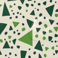 thumbnail image 4 of Yayeee Shower Curtain with Hooks 72"x72" Waterproof Fabric Bathroom Hanging Decor, Green Triangles Pattern, 4 of 5