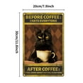 thumbnail image 3 of asddcavvf Before Coffee I Hate Everytone After Coffee I Feel About Hating Everyone Coffee Sign Kitchen Rosary Beads for Car Table Lamp Glass Shade Beads Hanging Decorations for Living Room, 3 of 7