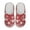 Art Red Snowflake, variant on Snowflake Cute Sleep Cat Men’s House Slippers Warm Fuzzy Plush Comfy Non Slip Indoor Outdoor Shoes Cozy Anti Slip Rubber Sole Comfortable Sole