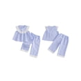 thumbnail image 6 of Loicainy Toddler Baby Girl Summer Outfits 6 12 18 24 Months 2T 3T 4T Sleeveless Bow Front Tank Tops Pants Set Clothes, 6 of 9