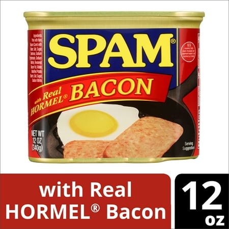 SPAM with Real HORMEL Bacon, 7 g protein, 12 oz