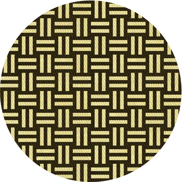 Ahgly Company Machine Washable Indoor Square Transitional Metallic Gold Area Rugs, 3' Square