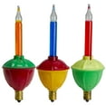thumbnail image 3 of Northlight Lot de 3 Ampoules de Remplacement Rétro C7 Multicolores pour Noël, 3 of 3