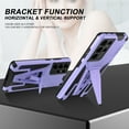 thumbnail image 7 of Dteck Case for Samsung Galaxy S22 Ultra with Stand, Hybrid Dual Layer Heavy Duty Military Grade Armor Defender Sleek Touch Protective Phone Cover Work with Magnetic Car Holder,Purple, 7 of 7