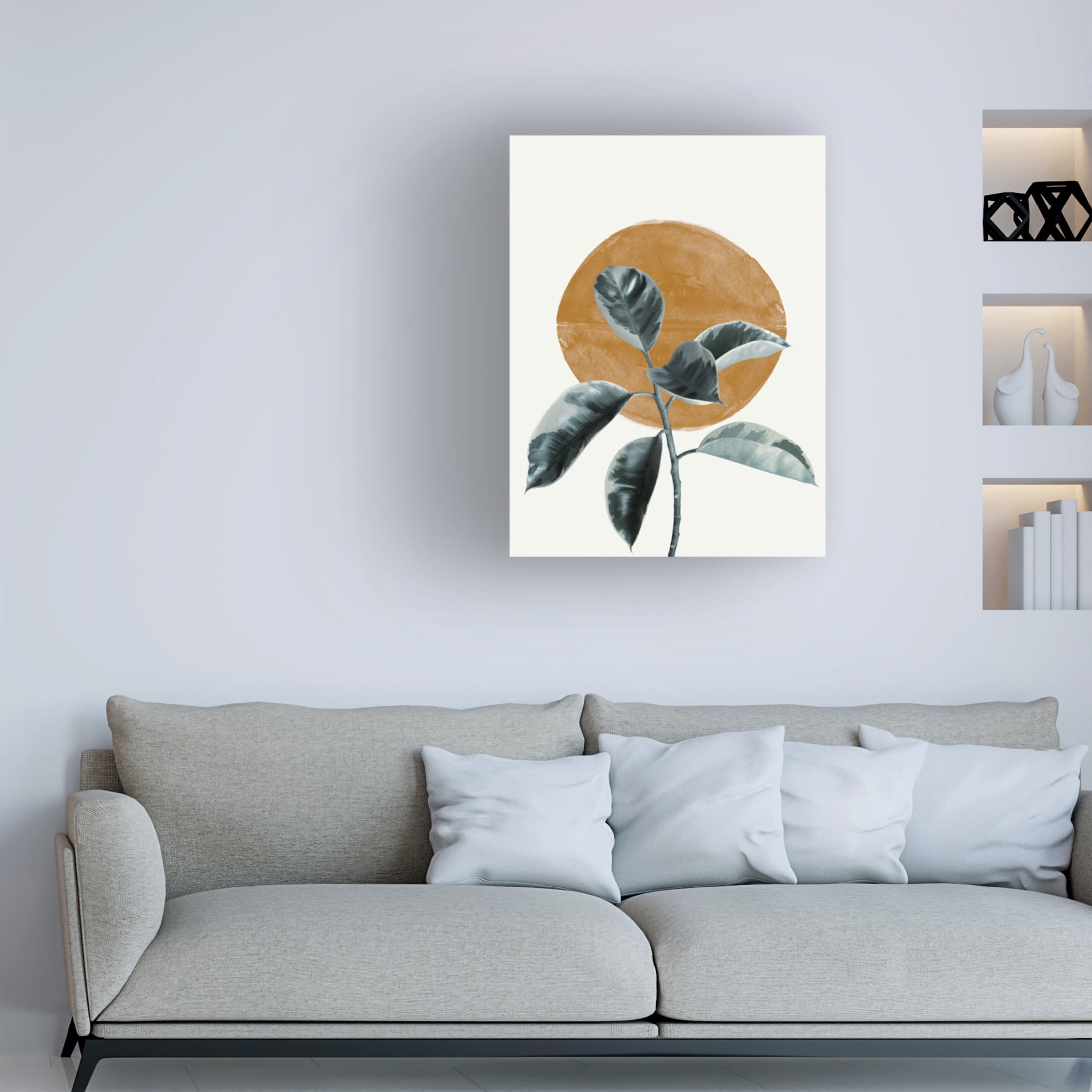 Trademark Fine Art THE MIUUS STUDIO Sun and Ficus Canvas Wall Art