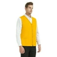 thumbnail image 4 of TOPTIE Adult Volunteer Work Vest Event Supermarket Apron Vests - Yellow, 4 of 8