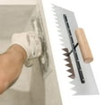 thumbnail image 6 of Plaster, plaster trowel with , serrated plaster trowel for scraping plaster wall style C, 6 of 8