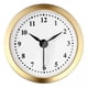 thumbnail image 1 of Reloj de pared silencioso perfecl Inserto de reloj de cuarzo marco dorado, 1 of 8